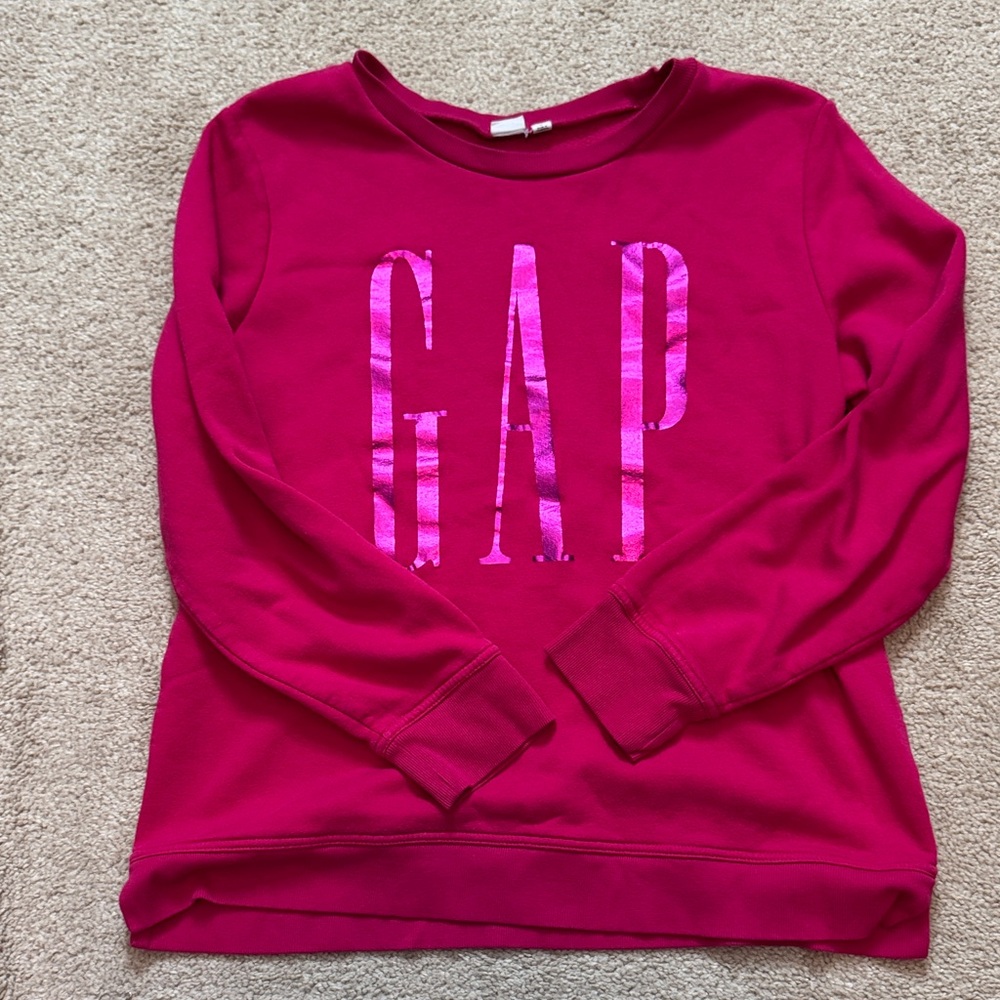 GAP Fuchsia Logo Sweatshirt